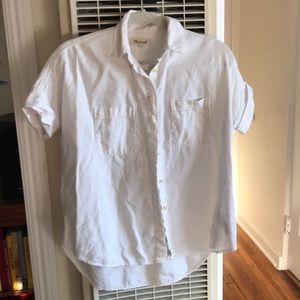 Madewell white button down
